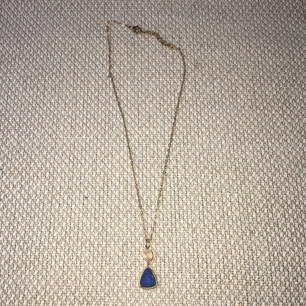 Beautiful blue necklace!